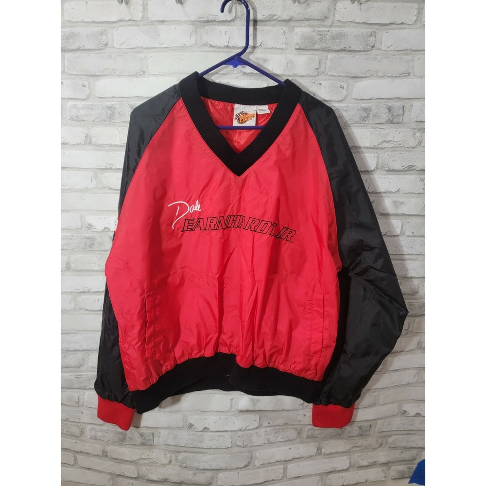 Vintage Dale Earnhardt Jr #8 Light Weight Jacket‎ Black XL NASCAR Winners Circle